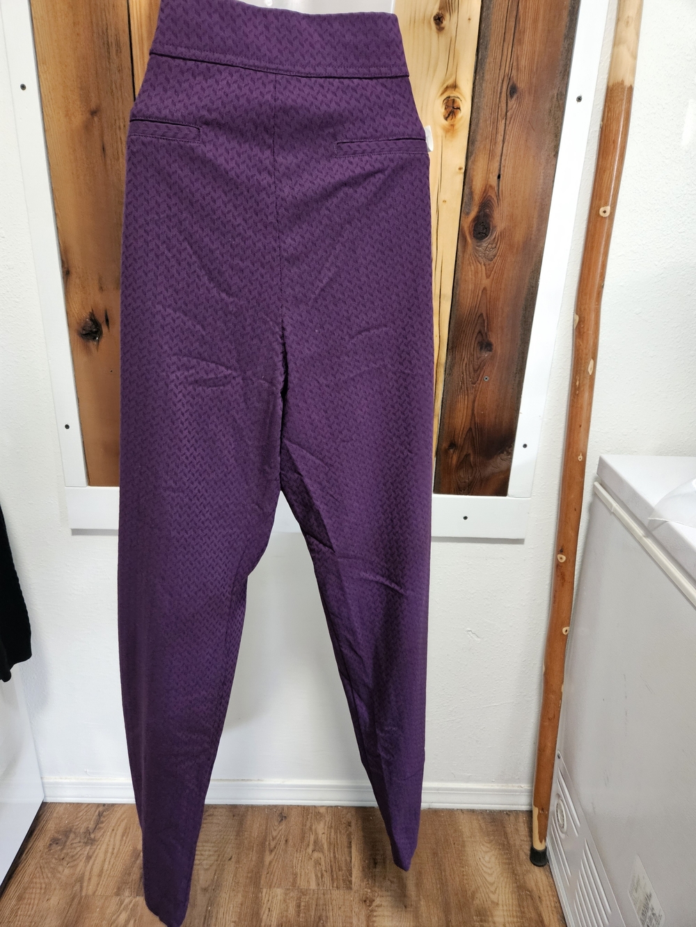 Rafaella Deep Purple Textured Pants